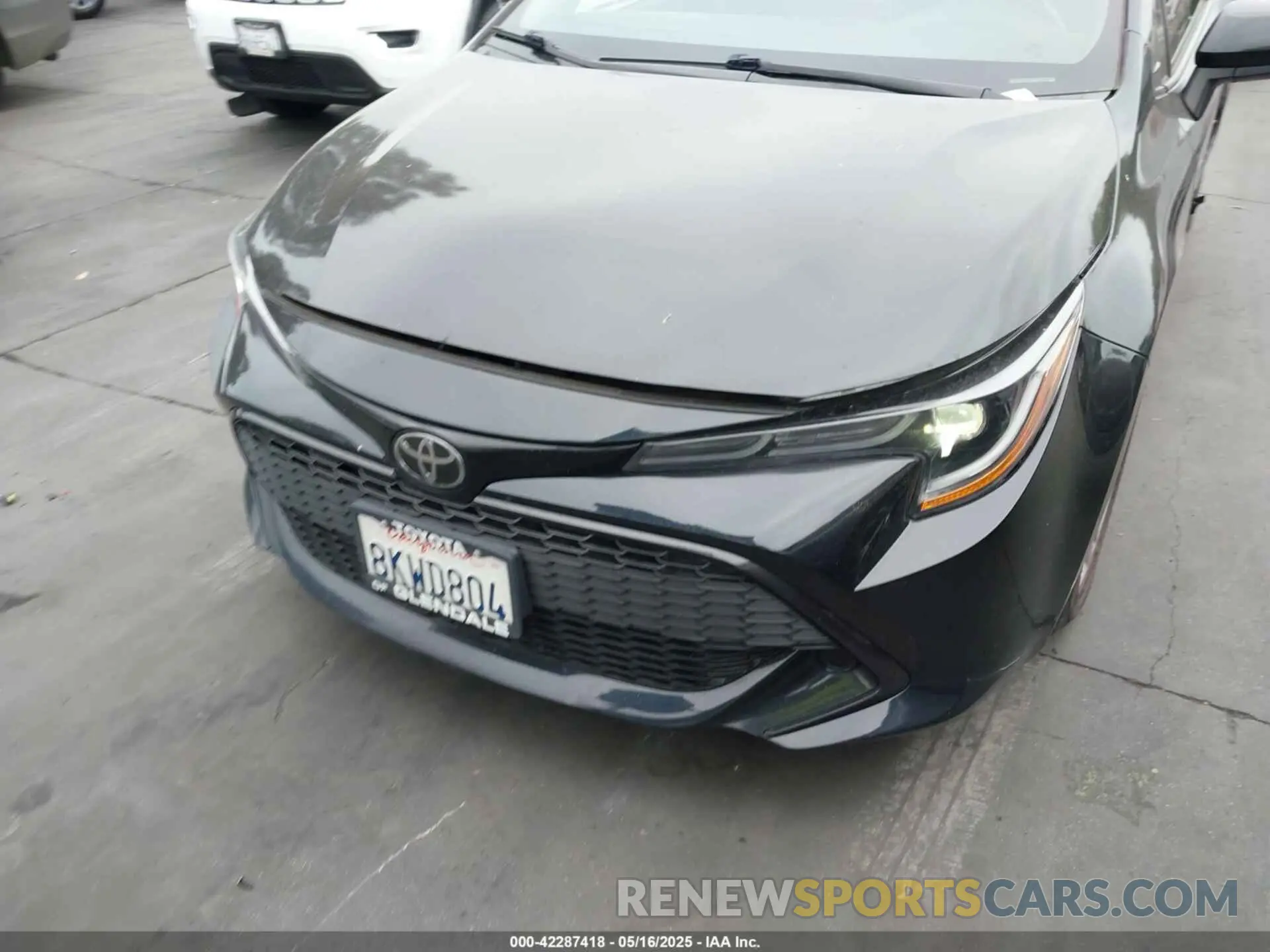 13 fotografías del automóvil dañado JTNK4RBE0K3062344 TOYOTA COROLLA 2019