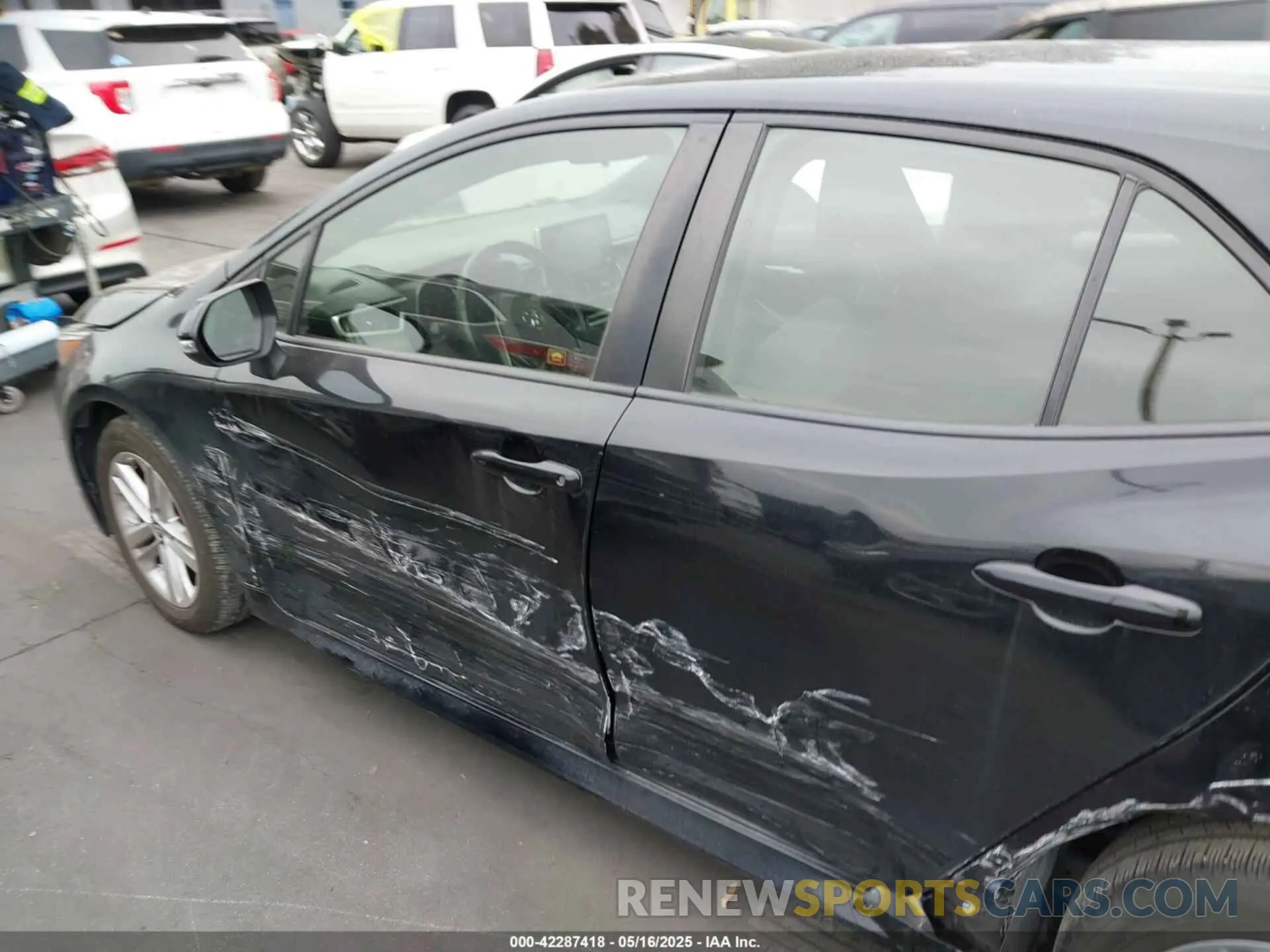 15 fotografías del automóvil dañado JTNK4RBE0K3062344 TOYOTA COROLLA 2019