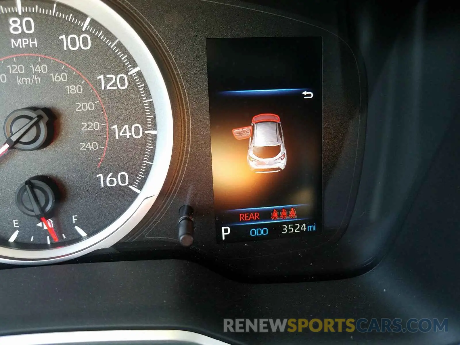 8 fotografías del automóvil dañado JTNK4RBE0K3070699 TOYOTA COROLLA 2019