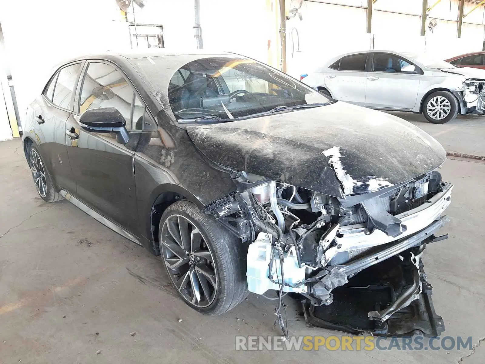 1 fotografías del automóvil dañado JTNK4RBE1K3027201 TOYOTA COROLLA 2019
