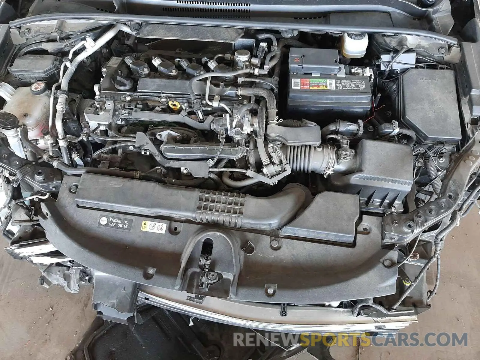 7 fotografías del automóvil dañado JTNK4RBE1K3027201 TOYOTA COROLLA 2019