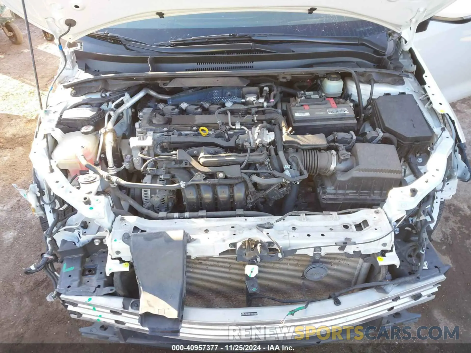 10 fotografías del automóvil dañado JTNK4RBE1K3035606 TOYOTA COROLLA 2019