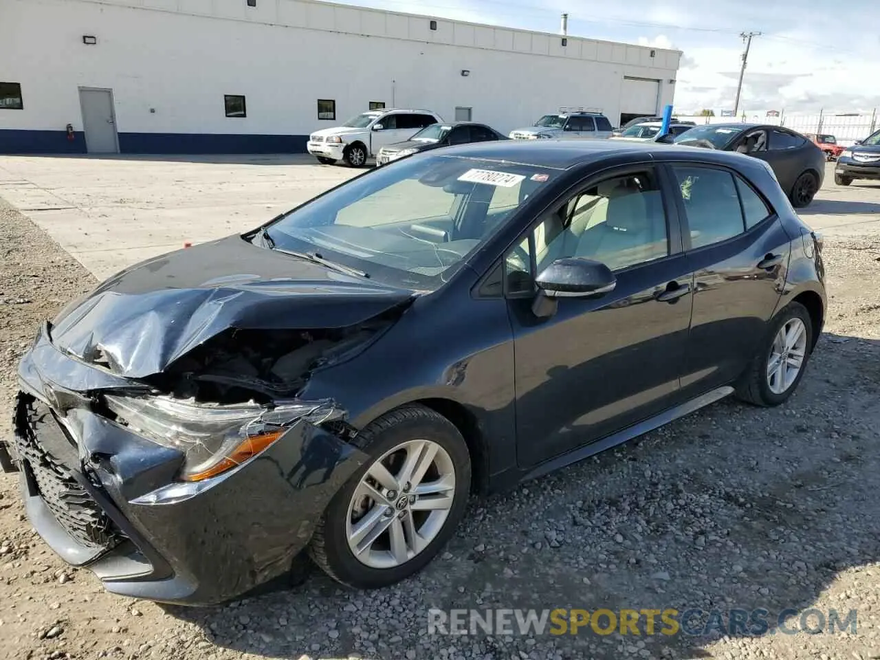 1 fotografías del automóvil dañado JTNK4RBE1K3039297 TOYOTA COROLLA 2019
