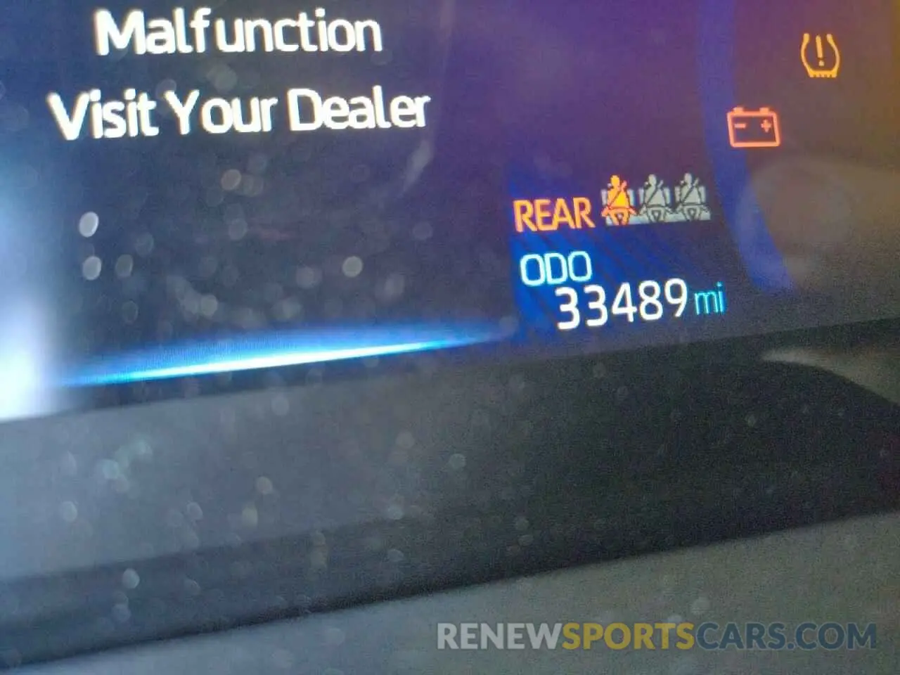 8 fotografías del automóvil dañado JTNK4RBE1K3045679 TOYOTA COROLLA 2019