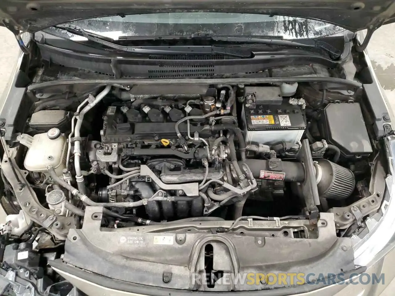 11 fotografías del automóvil dañado JTNK4RBE1K3064121 TOYOTA COROLLA 2019