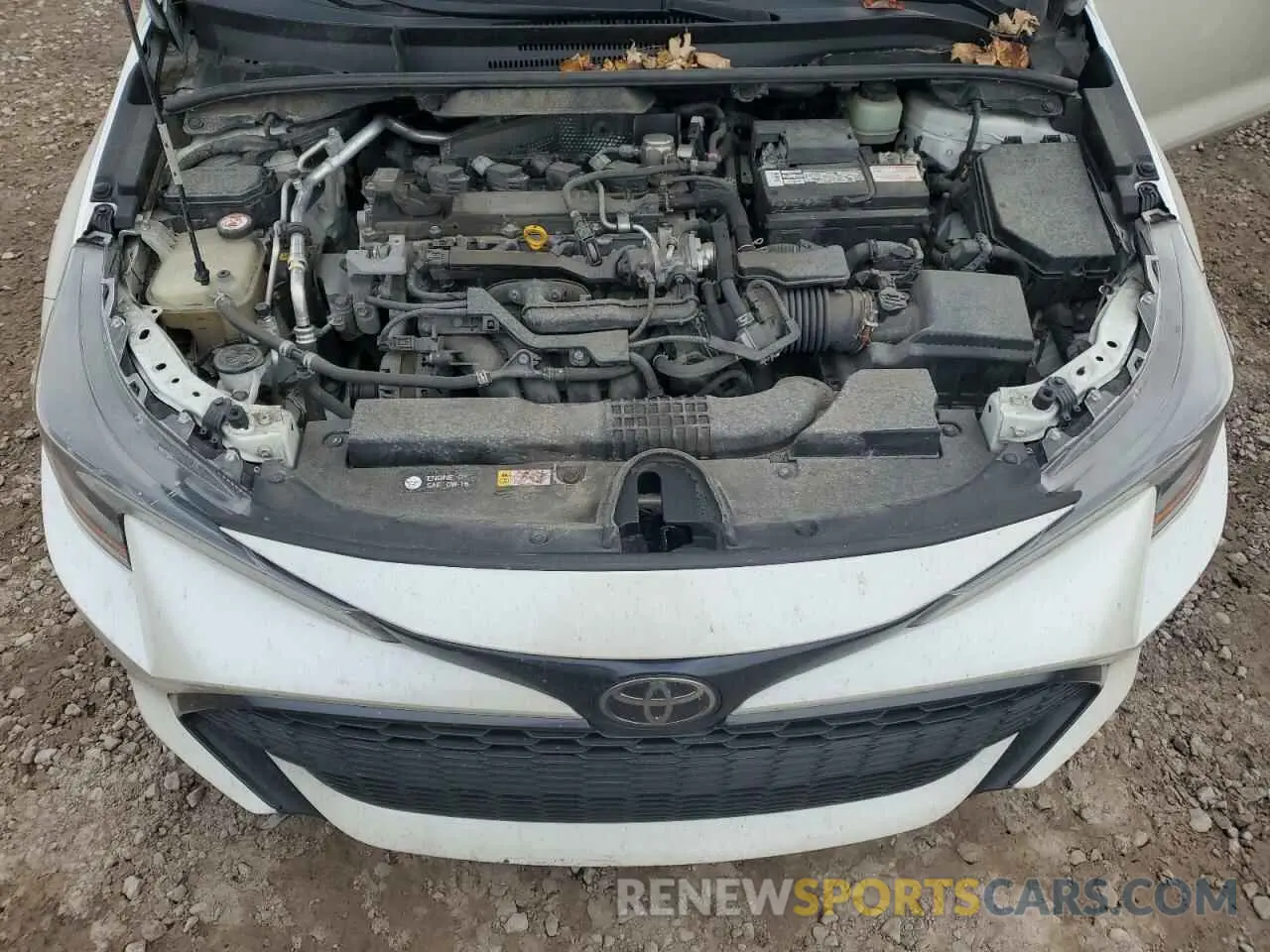 12 fotografías del automóvil dañado JTNK4RBE2K3017163 TOYOTA COROLLA 2019