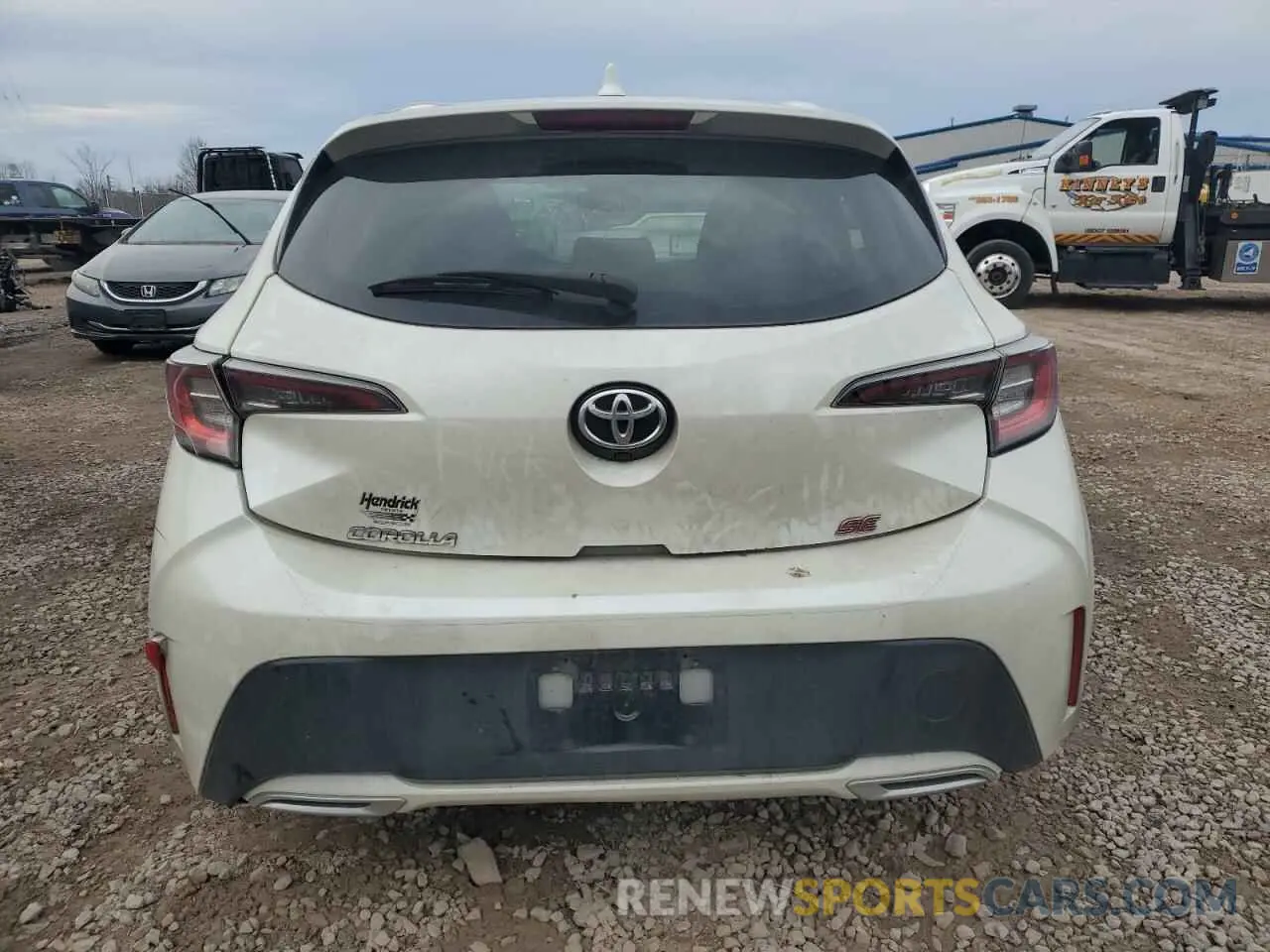 6 fotografías del automóvil dañado JTNK4RBE2K3017163 TOYOTA COROLLA 2019