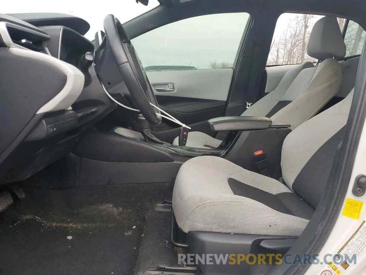7 fotografías del automóvil dañado JTNK4RBE2K3017163 TOYOTA COROLLA 2019