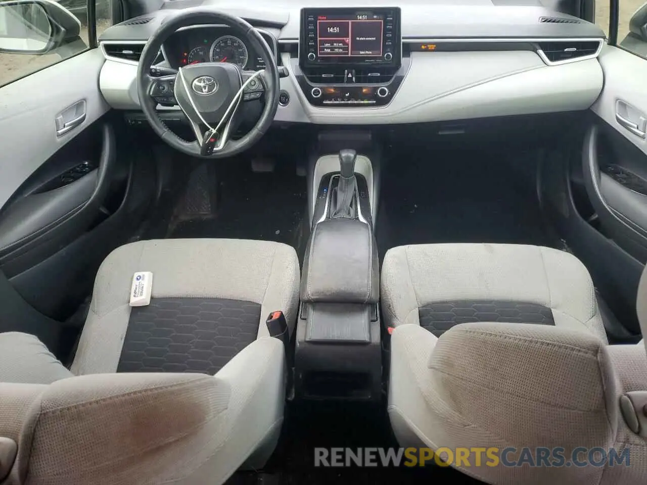 8 fotografías del automóvil dañado JTNK4RBE2K3017163 TOYOTA COROLLA 2019