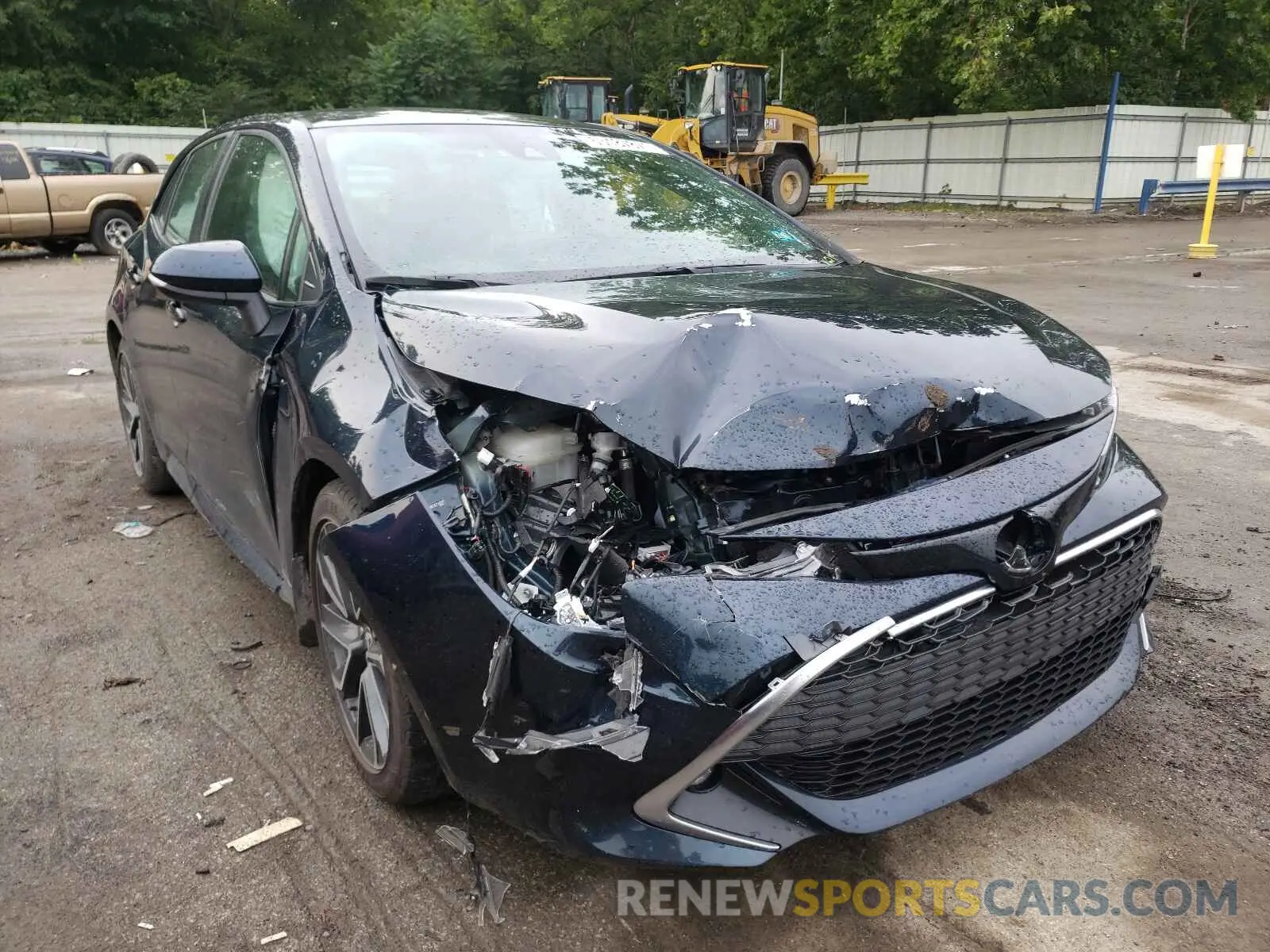 1 fotografías del automóvil dañado JTNK4RBE2K3042077 TOYOTA COROLLA 2019