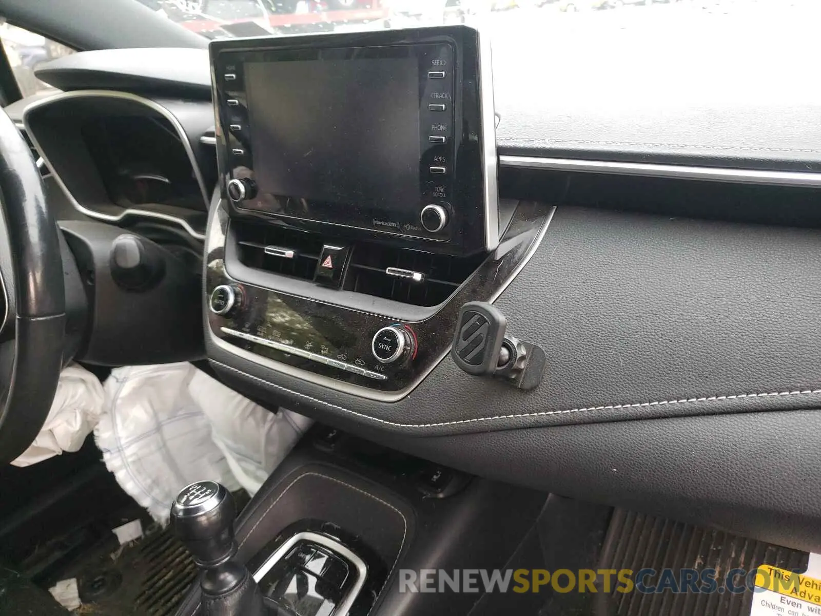 9 fotografías del automóvil dañado JTNK4RBE2K3042077 TOYOTA COROLLA 2019