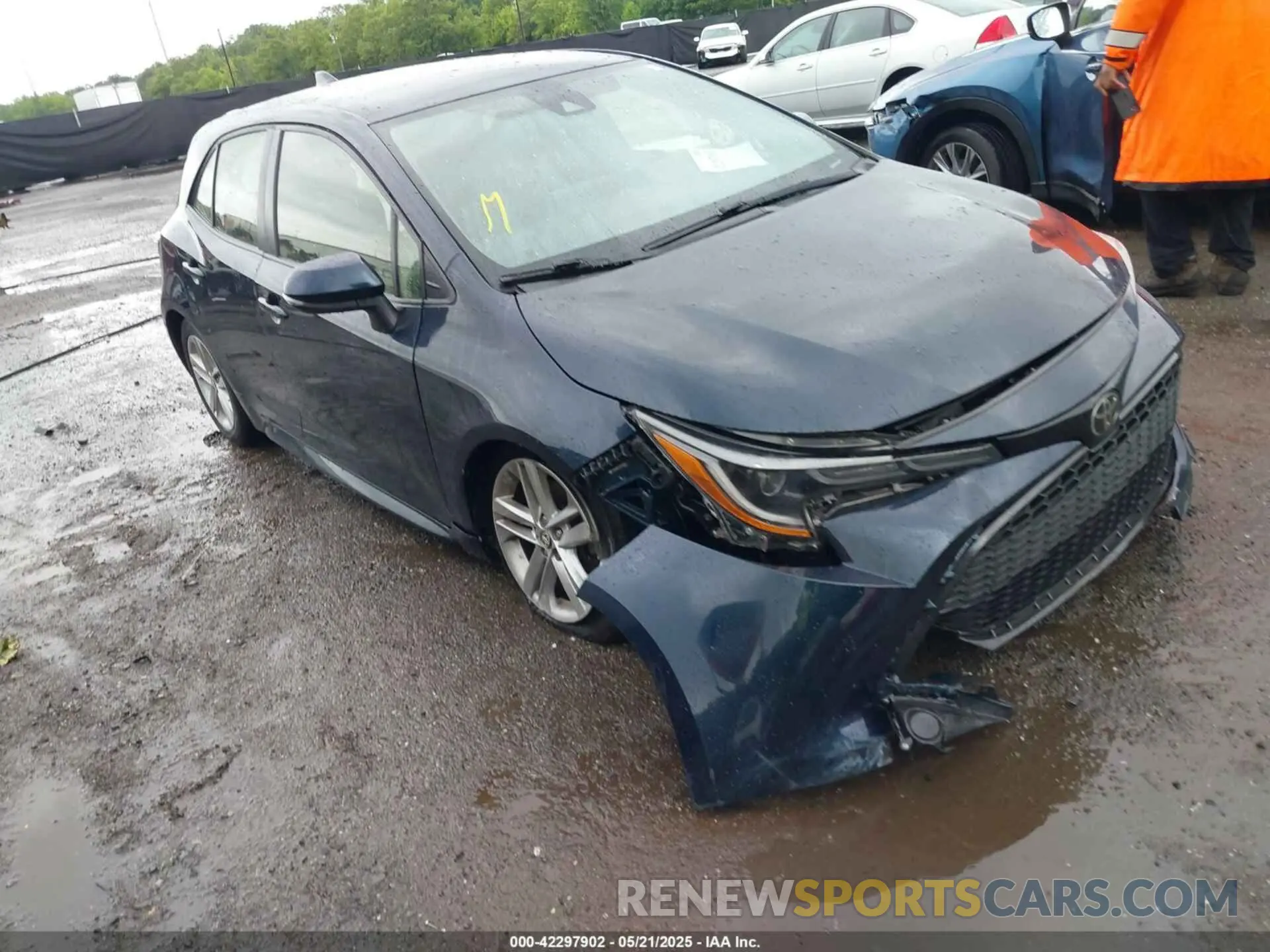 1 fotografías del automóvil dañado JTNK4RBE2K3049966 TOYOTA COROLLA 2019