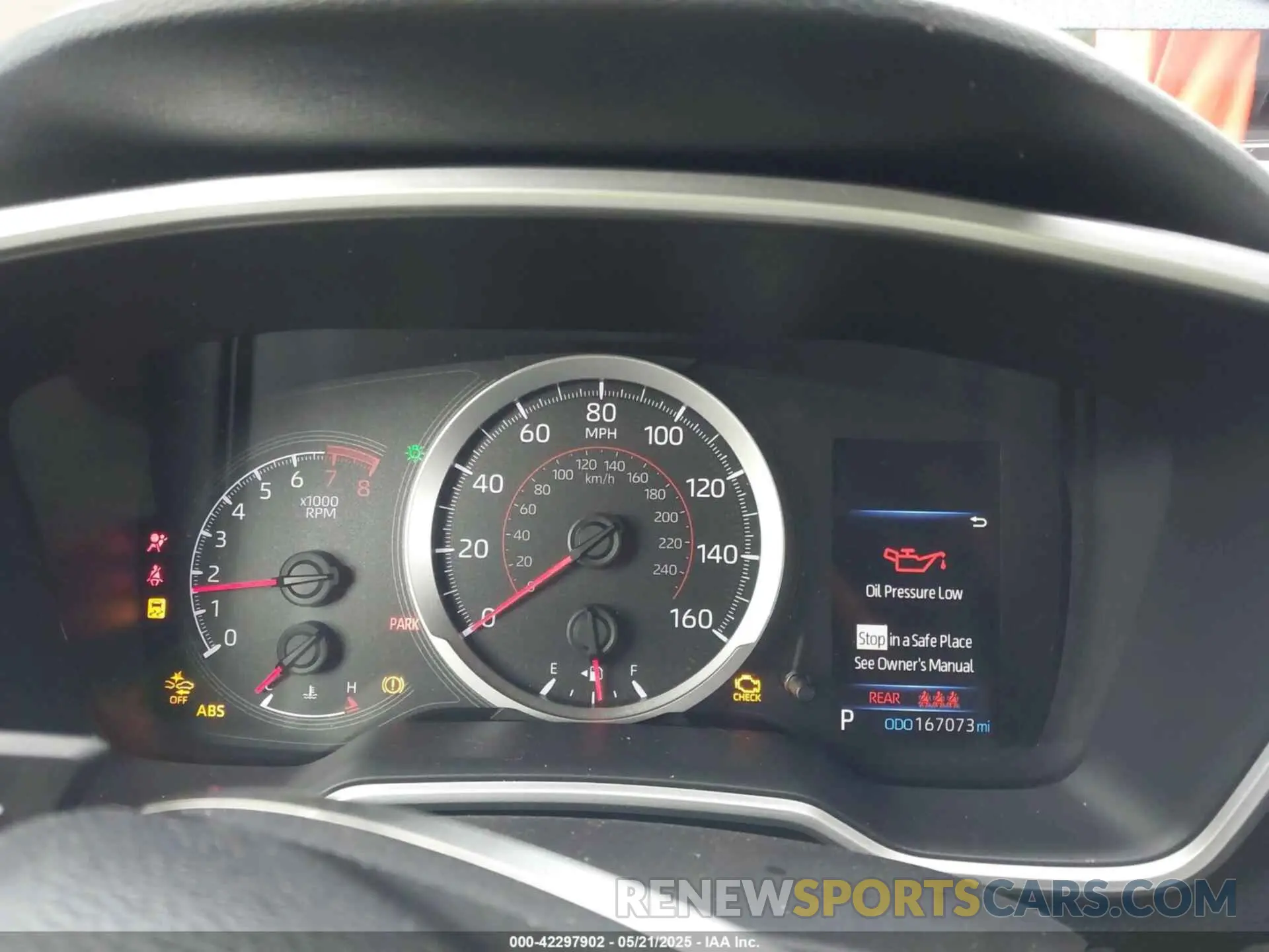 7 fotografías del automóvil dañado JTNK4RBE2K3049966 TOYOTA COROLLA 2019