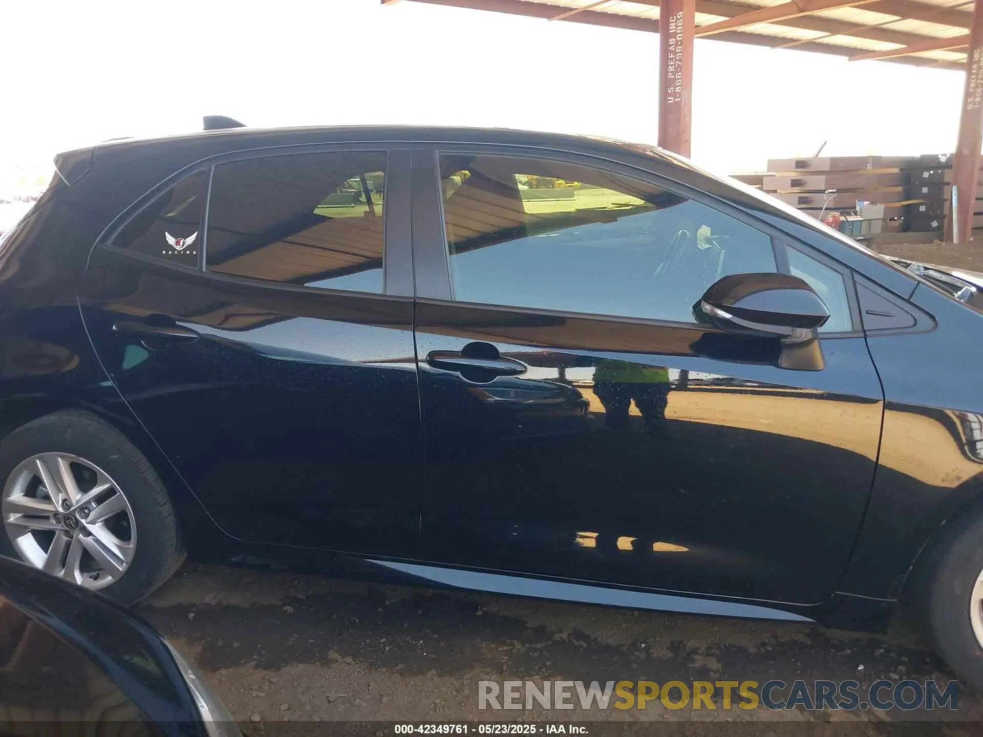 13 fotografías del automóvil dañado JTNK4RBE2K3060434 TOYOTA COROLLA 2019