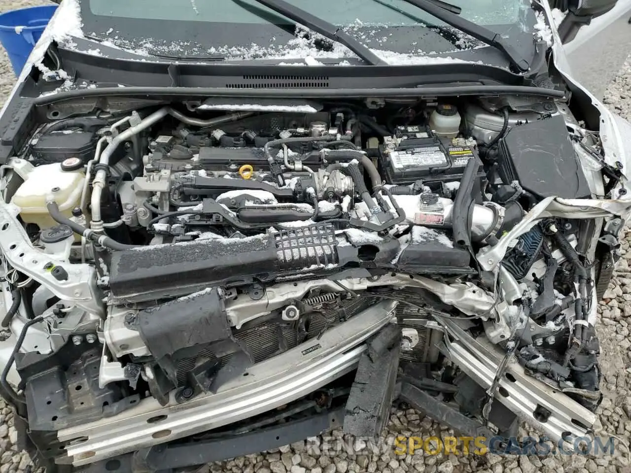 11 fotografías del automóvil dañado JTNK4RBE3K3010545 TOYOTA COROLLA 2019