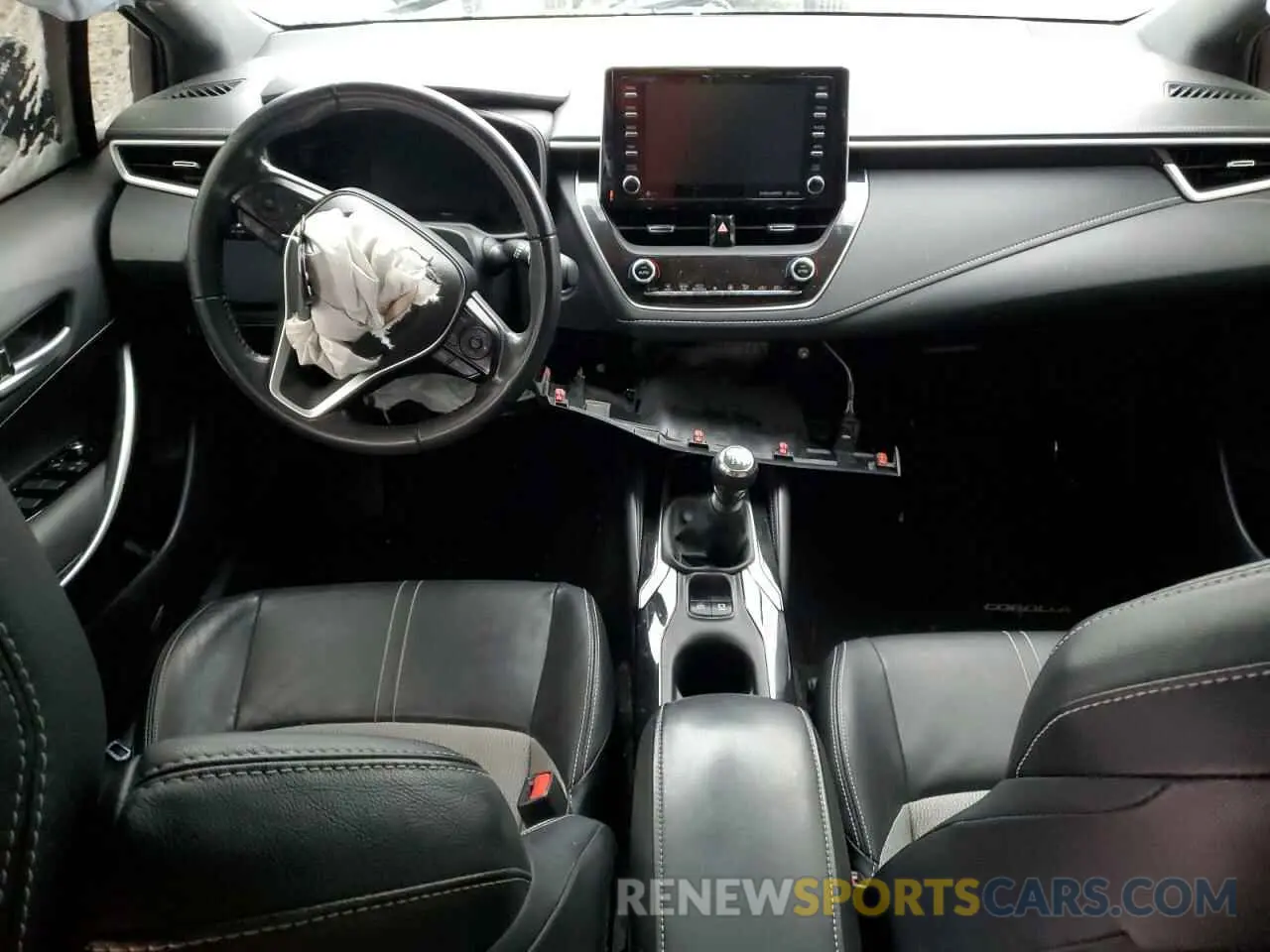 8 fotografías del automóvil dañado JTNK4RBE3K3010545 TOYOTA COROLLA 2019