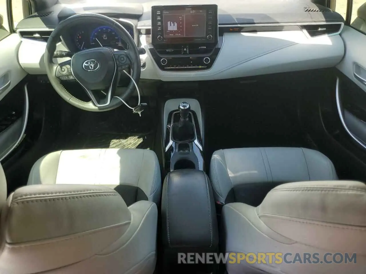 8 fotografías del automóvil dañado JTNK4RBE3K3017642 TOYOTA COROLLA 2019