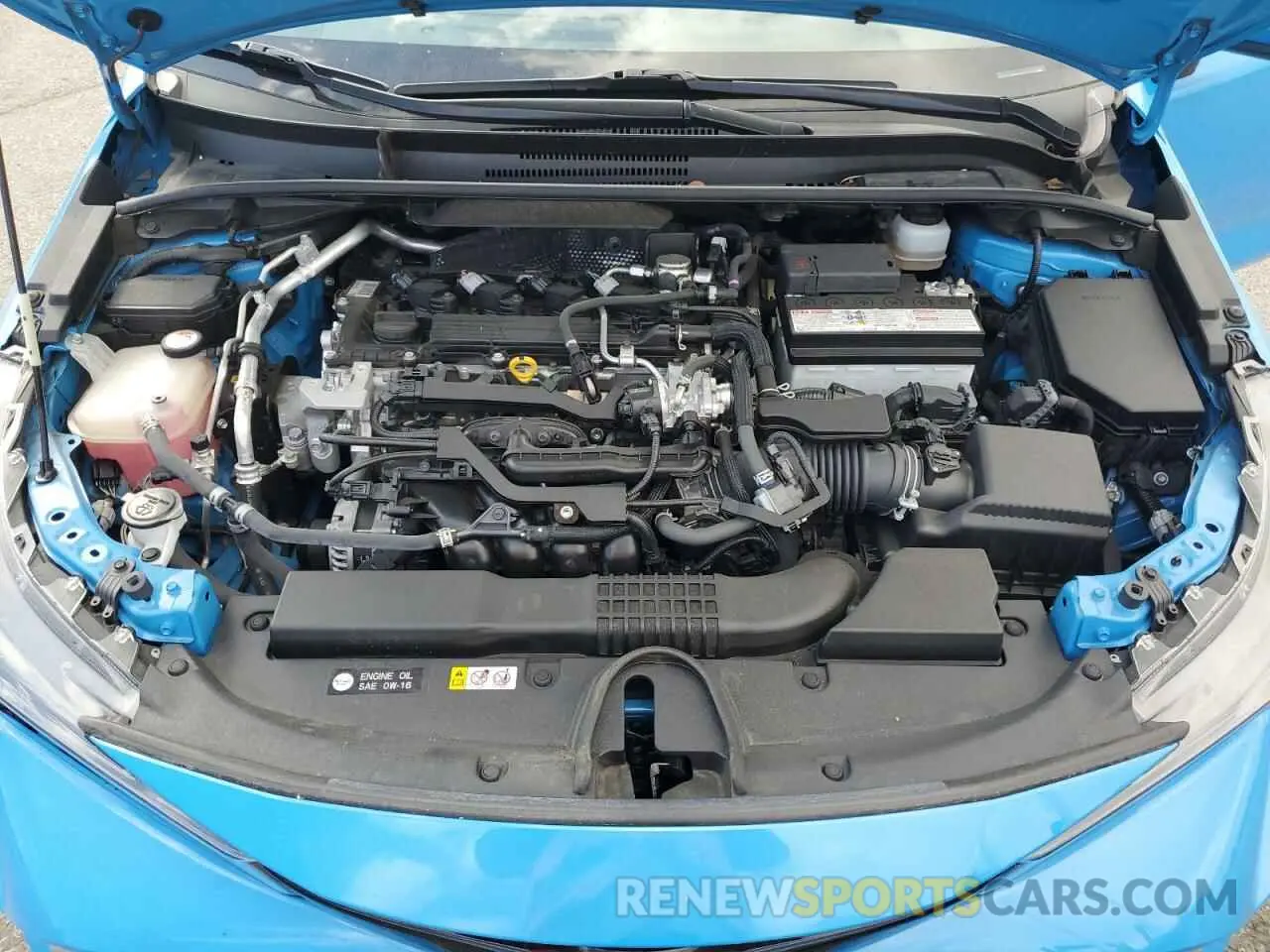 11 fotografías del automóvil dañado JTNK4RBE3K3025188 TOYOTA COROLLA 2019