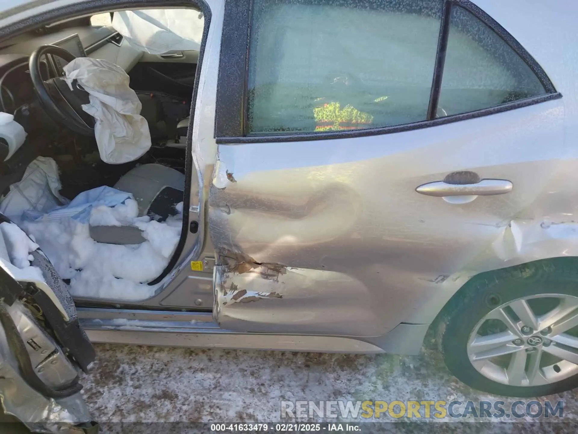 13 fotografías del automóvil dañado JTNK4RBE3K3029225 TOYOTA COROLLA 2019