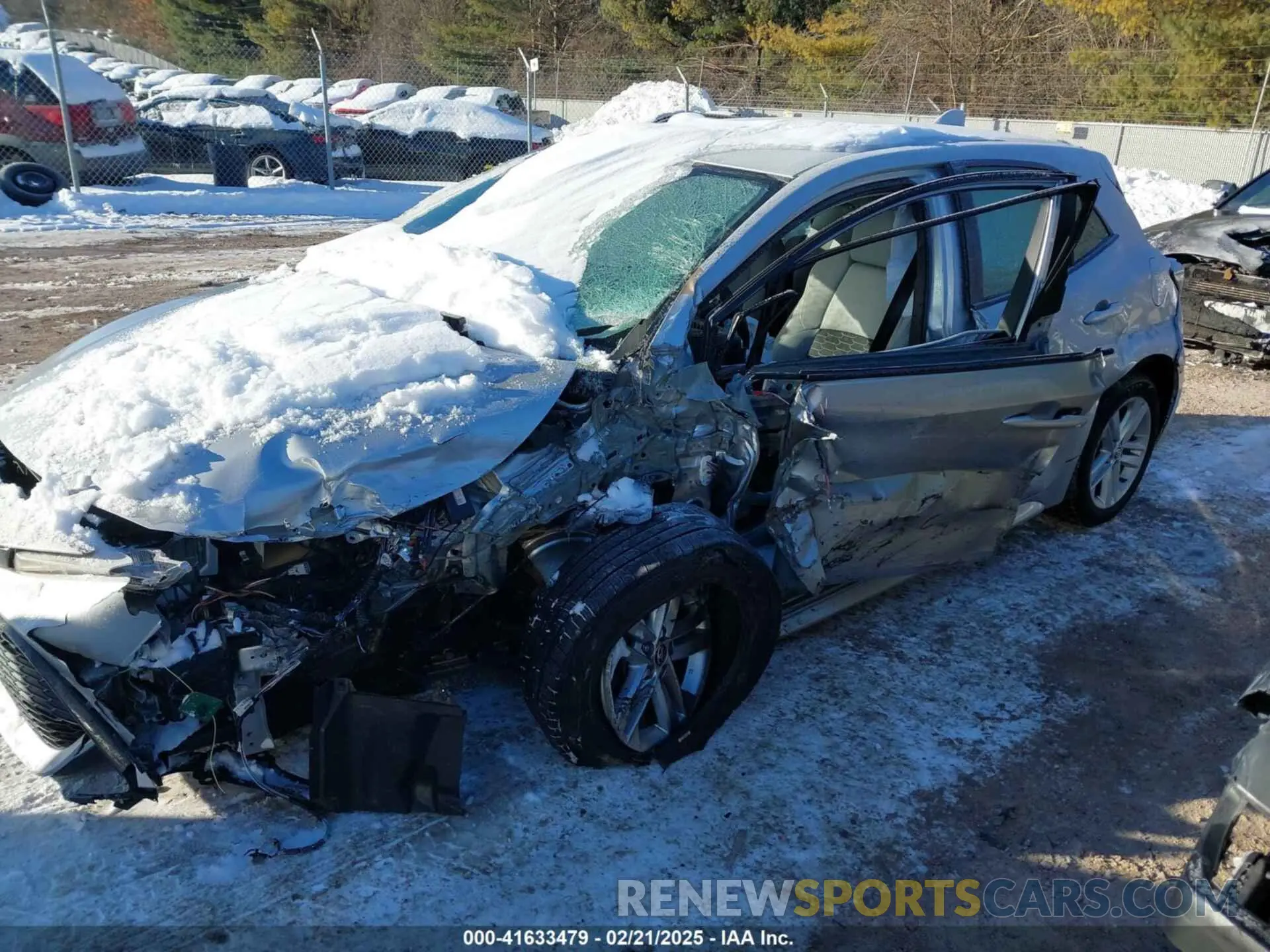 6 fotografías del automóvil dañado JTNK4RBE3K3029225 TOYOTA COROLLA 2019