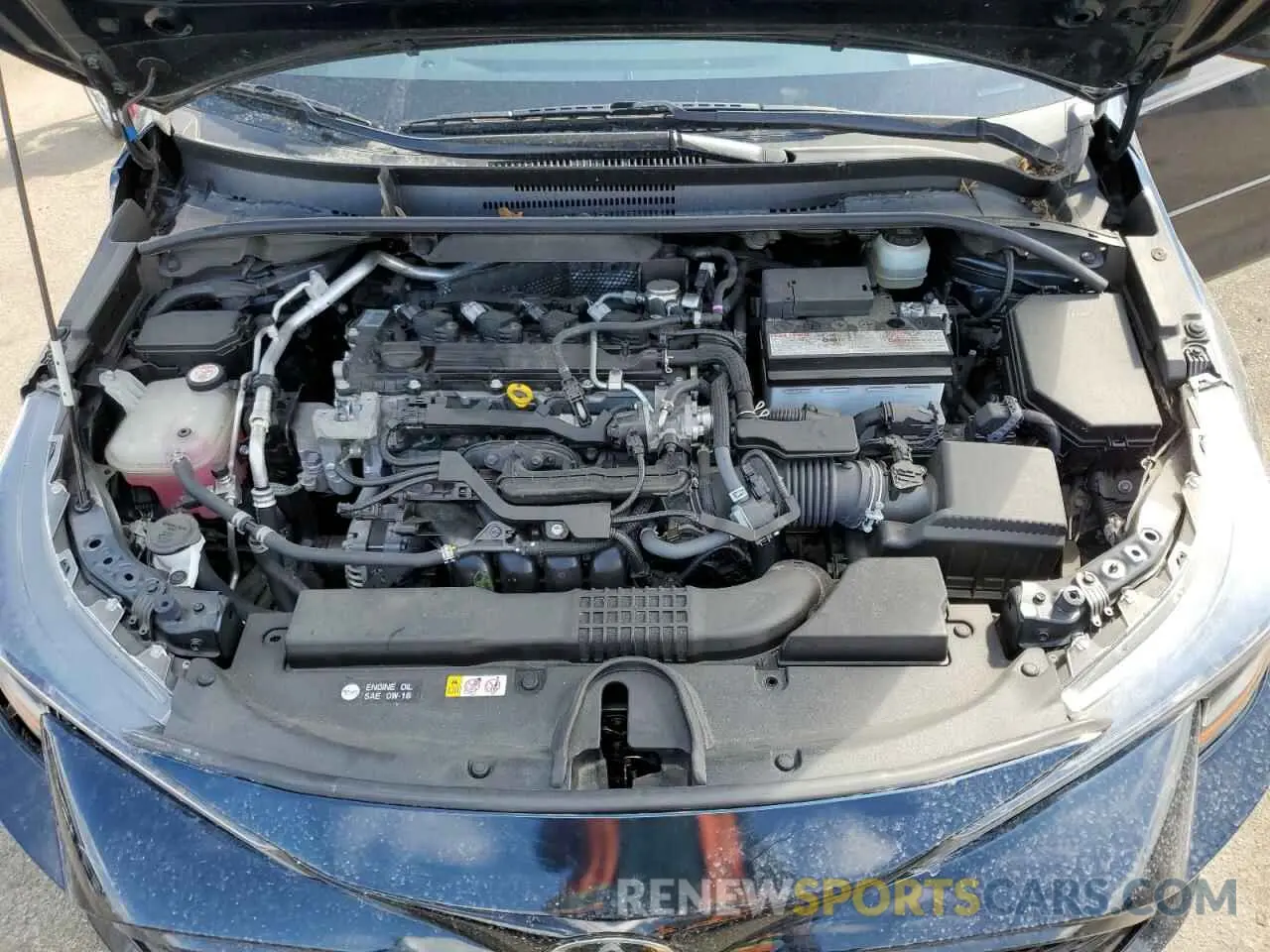 7 fotografías del automóvil dañado JTNK4RBE3K3040340 TOYOTA COROLLA 2019