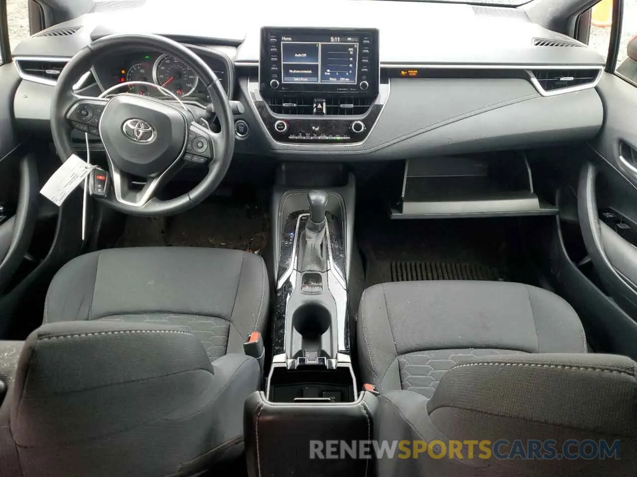 8 fotografías del automóvil dañado JTNK4RBE3K3042024 TOYOTA COROLLA 2019