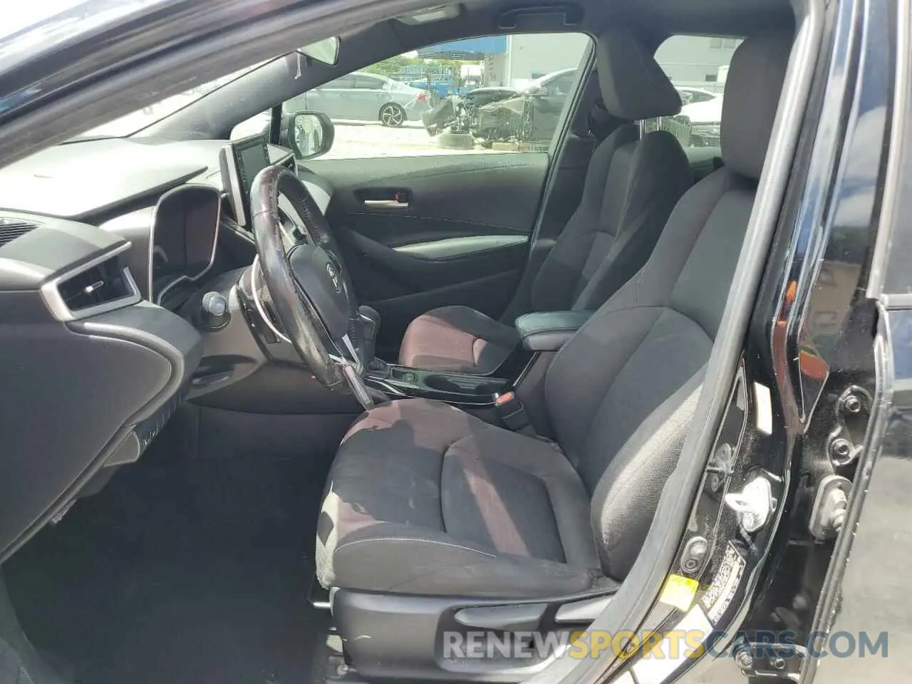 7 fotografías del automóvil dañado JTNK4RBE3K3064413 TOYOTA COROLLA 2019