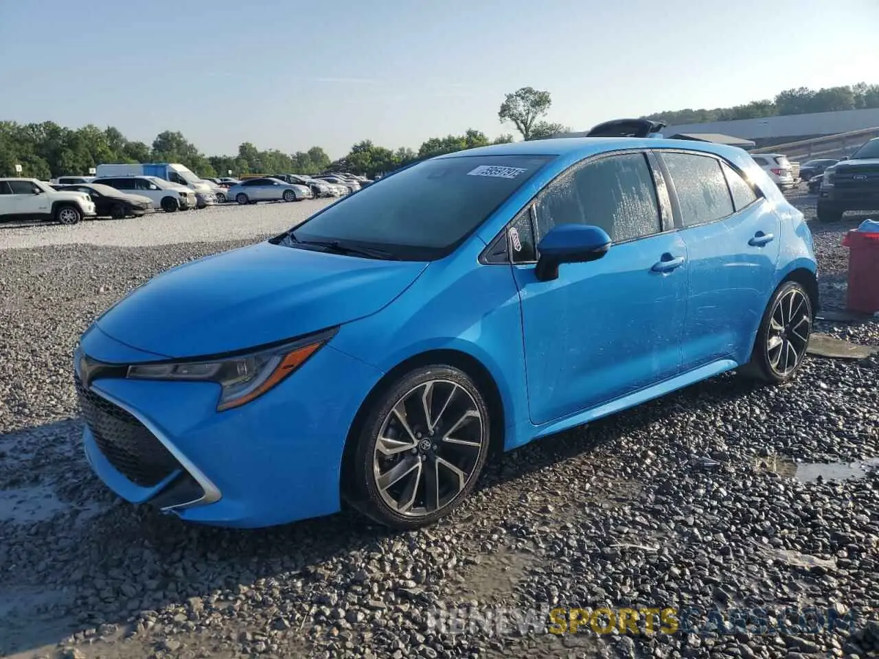 1 fotografías del automóvil dañado JTNK4RBE3K3068736 TOYOTA COROLLA 2019