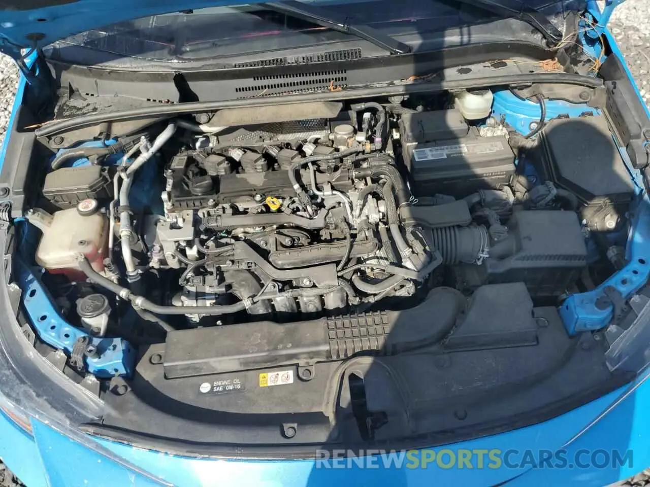 11 fotografías del automóvil dañado JTNK4RBE3K3068736 TOYOTA COROLLA 2019