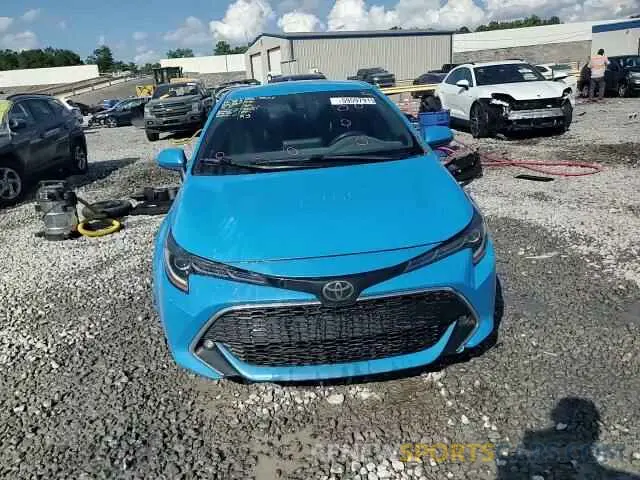 14 fotografías del automóvil dañado JTNK4RBE3K3068736 TOYOTA COROLLA 2019