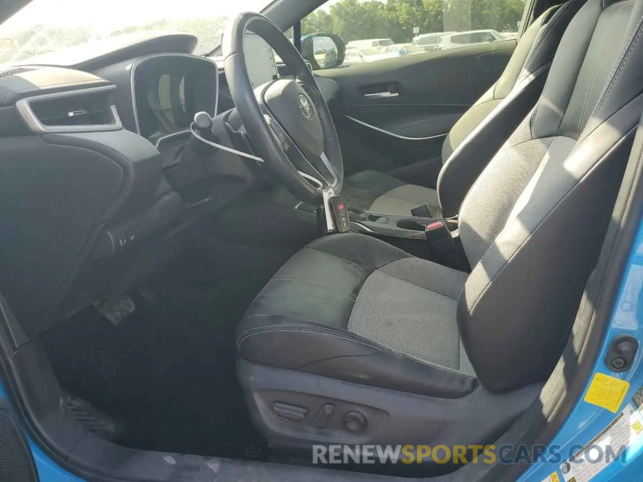 7 fotografías del automóvil dañado JTNK4RBE3K3068736 TOYOTA COROLLA 2019