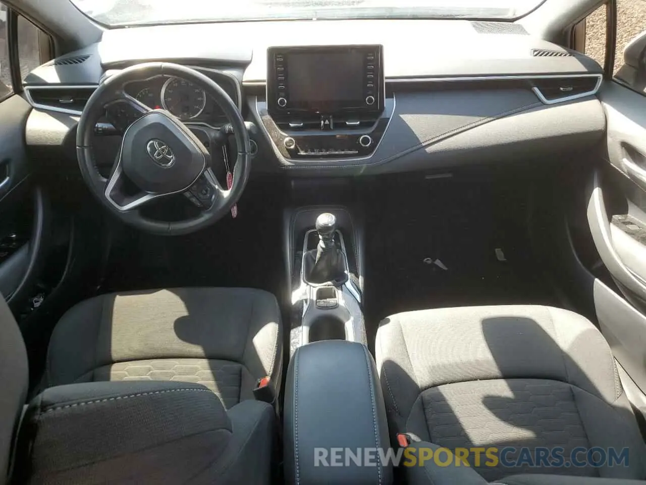 8 fotografías del automóvil dañado JTNK4RBE4K3027841 TOYOTA COROLLA 2019