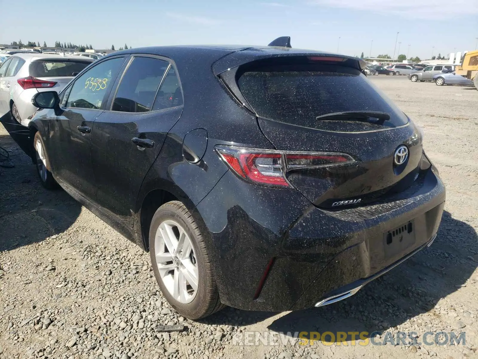 3 fotografías del automóvil dañado JTNK4RBE4K3051430 TOYOTA COROLLA 2019