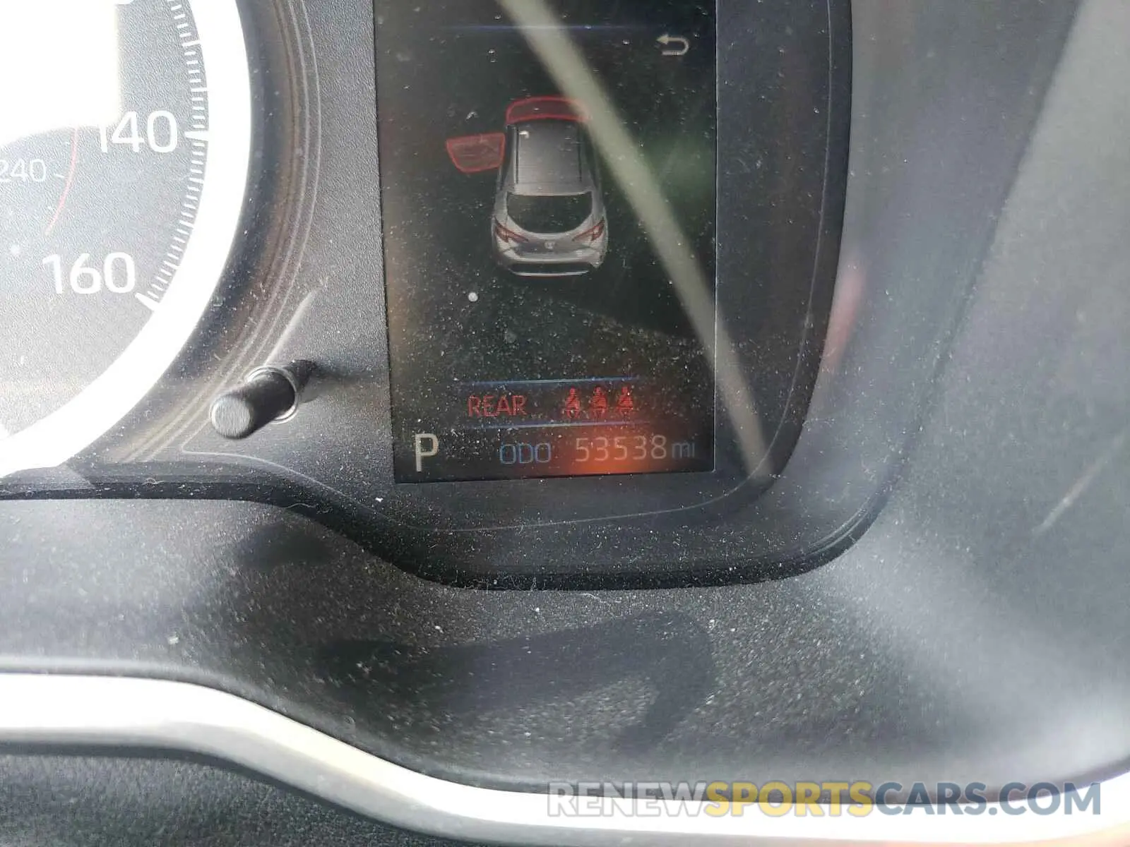 8 fotografías del automóvil dañado JTNK4RBE4K3051430 TOYOTA COROLLA 2019