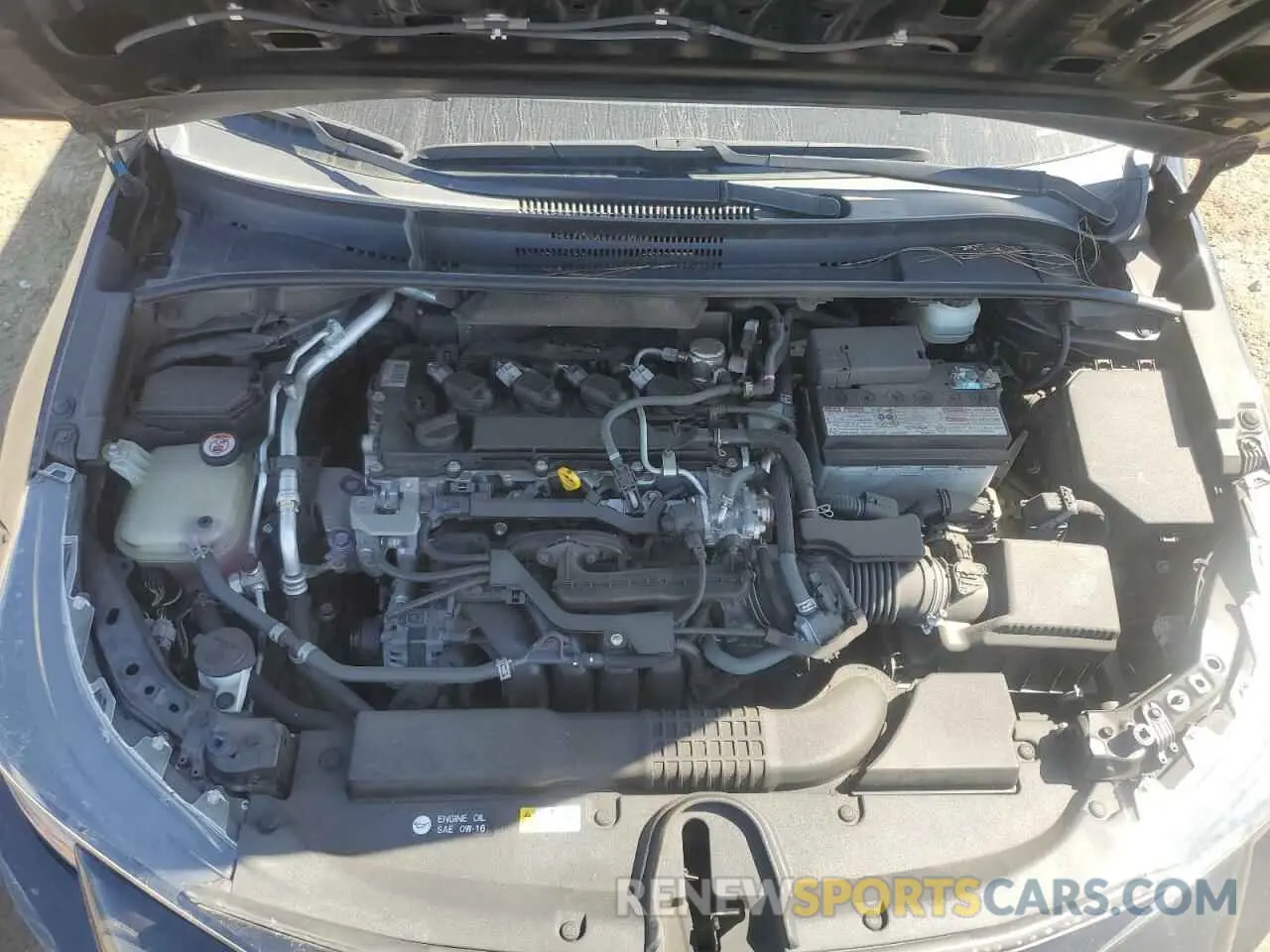 11 fotografías del automóvil dañado JTNK4RBE5K3004519 TOYOTA COROLLA 2019