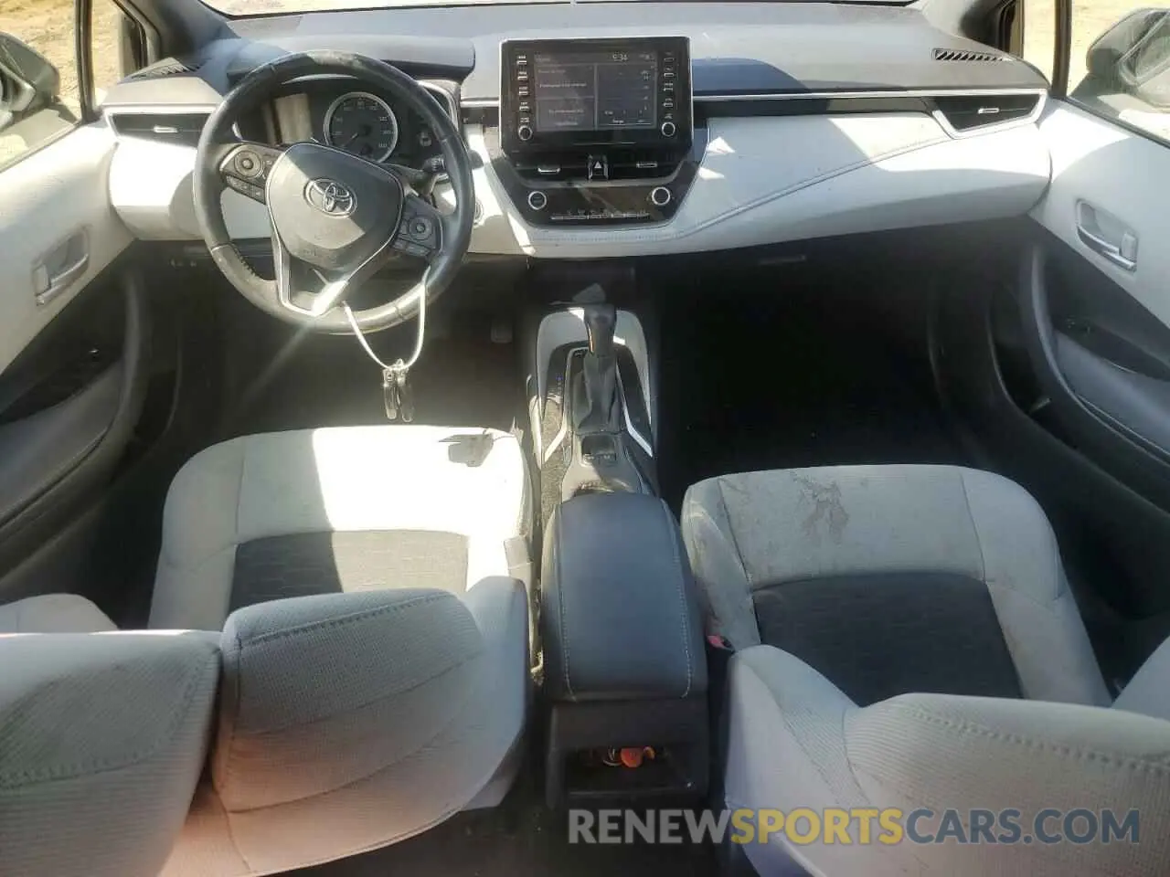8 fotografías del automóvil dañado JTNK4RBE5K3004519 TOYOTA COROLLA 2019