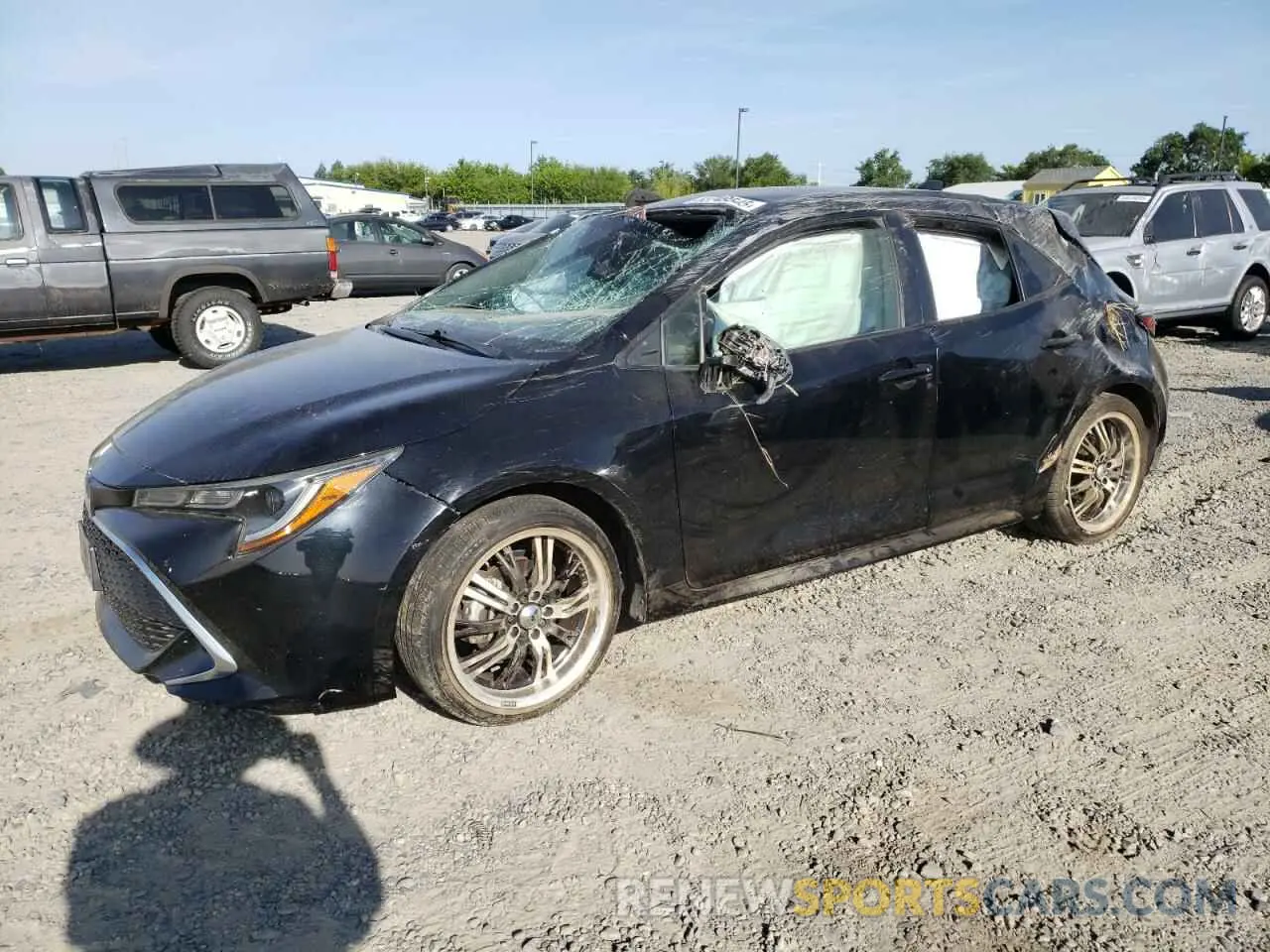 1 fotografías del automóvil dañado JTNK4RBE5K3006450 TOYOTA COROLLA 2019