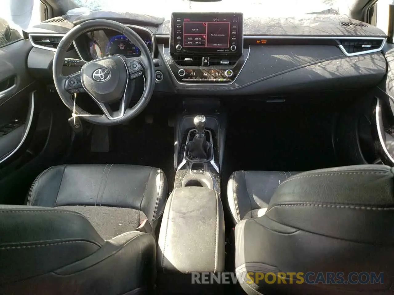 8 fotografías del automóvil dañado JTNK4RBE5K3006450 TOYOTA COROLLA 2019