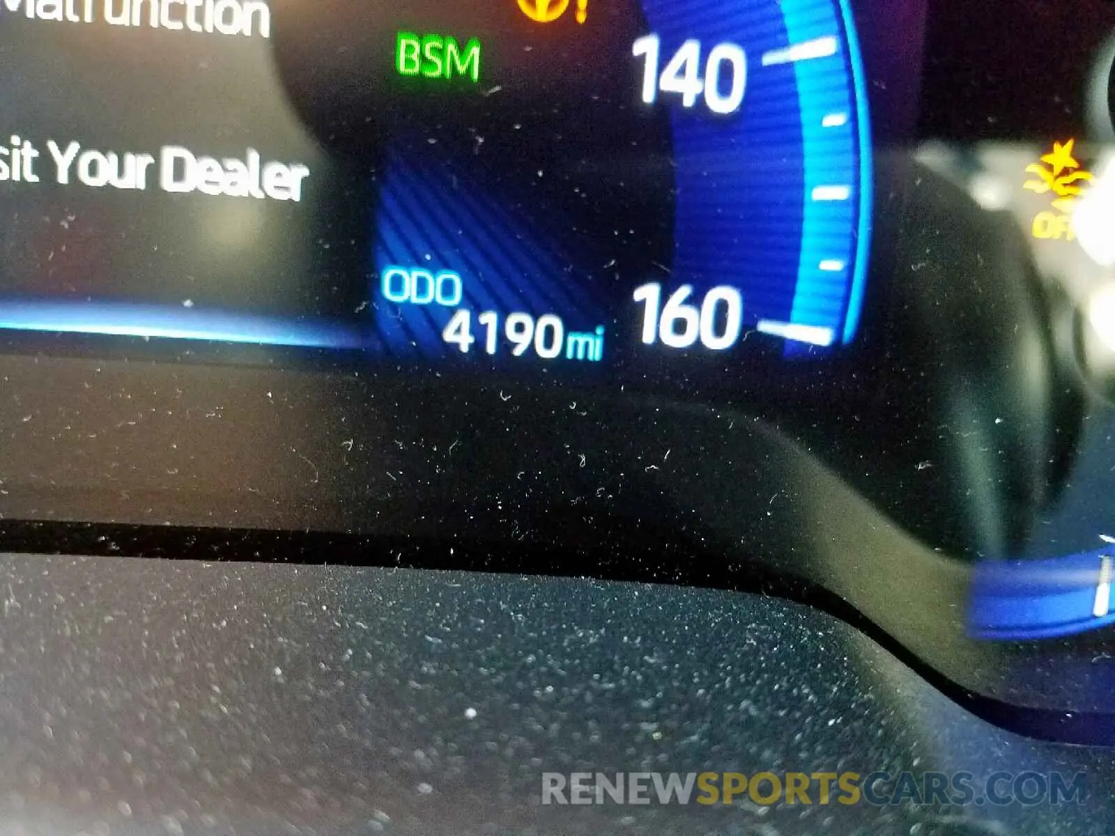 8 fotografías del automóvil dañado JTNK4RBE5K3007758 TOYOTA COROLLA 2019