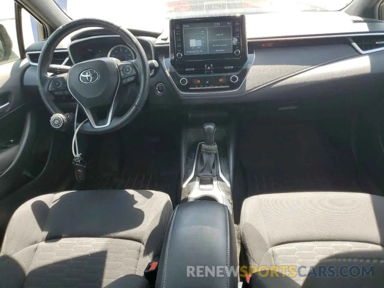 8 fotografías del automóvil dañado JTNK4RBE5K3031154 TOYOTA COROLLA 2019