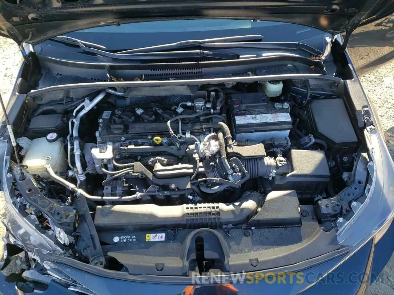 11 fotografías del automóvil dañado JTNK4RBE5K3040193 TOYOTA COROLLA 2019