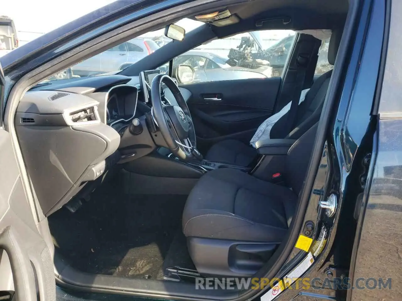 7 fotografías del automóvil dañado JTNK4RBE5K3040193 TOYOTA COROLLA 2019