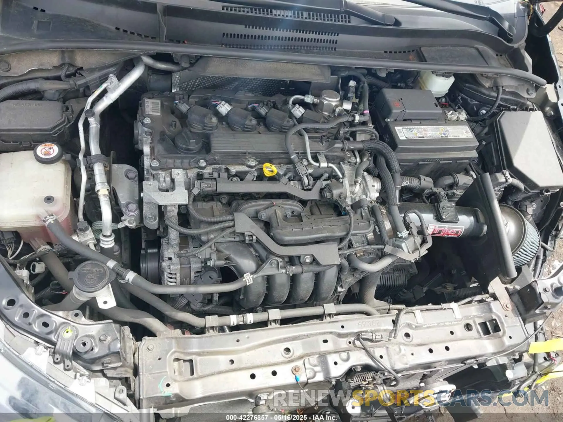 10 fotografías del automóvil dañado JTNK4RBE5K3053574 TOYOTA COROLLA 2019