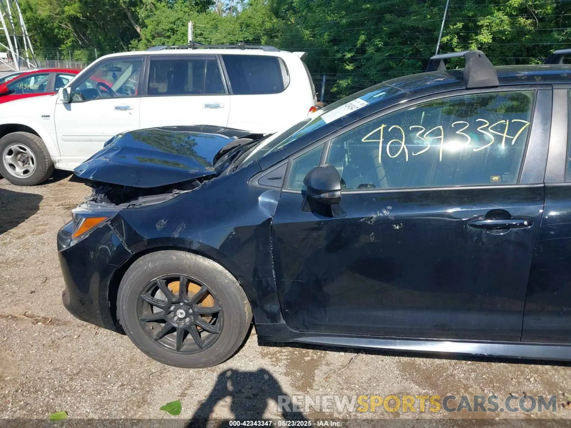 14 fotografías del automóvil dañado JTNK4RBE5K3055695 TOYOTA COROLLA 2019