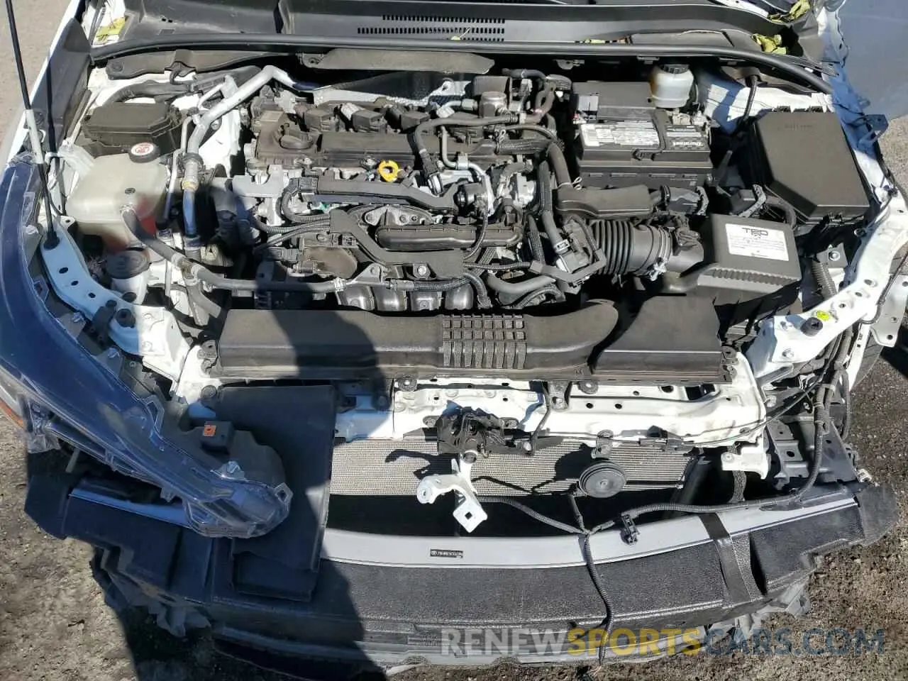 11 fotografías del automóvil dañado JTNK4RBE5K3060394 TOYOTA COROLLA 2019