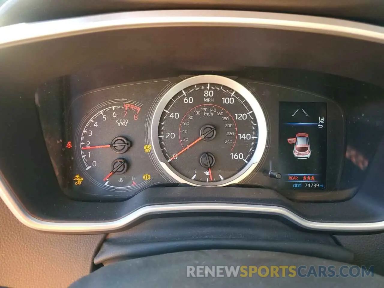 9 fotografías del automóvil dañado JTNK4RBE5K3060394 TOYOTA COROLLA 2019