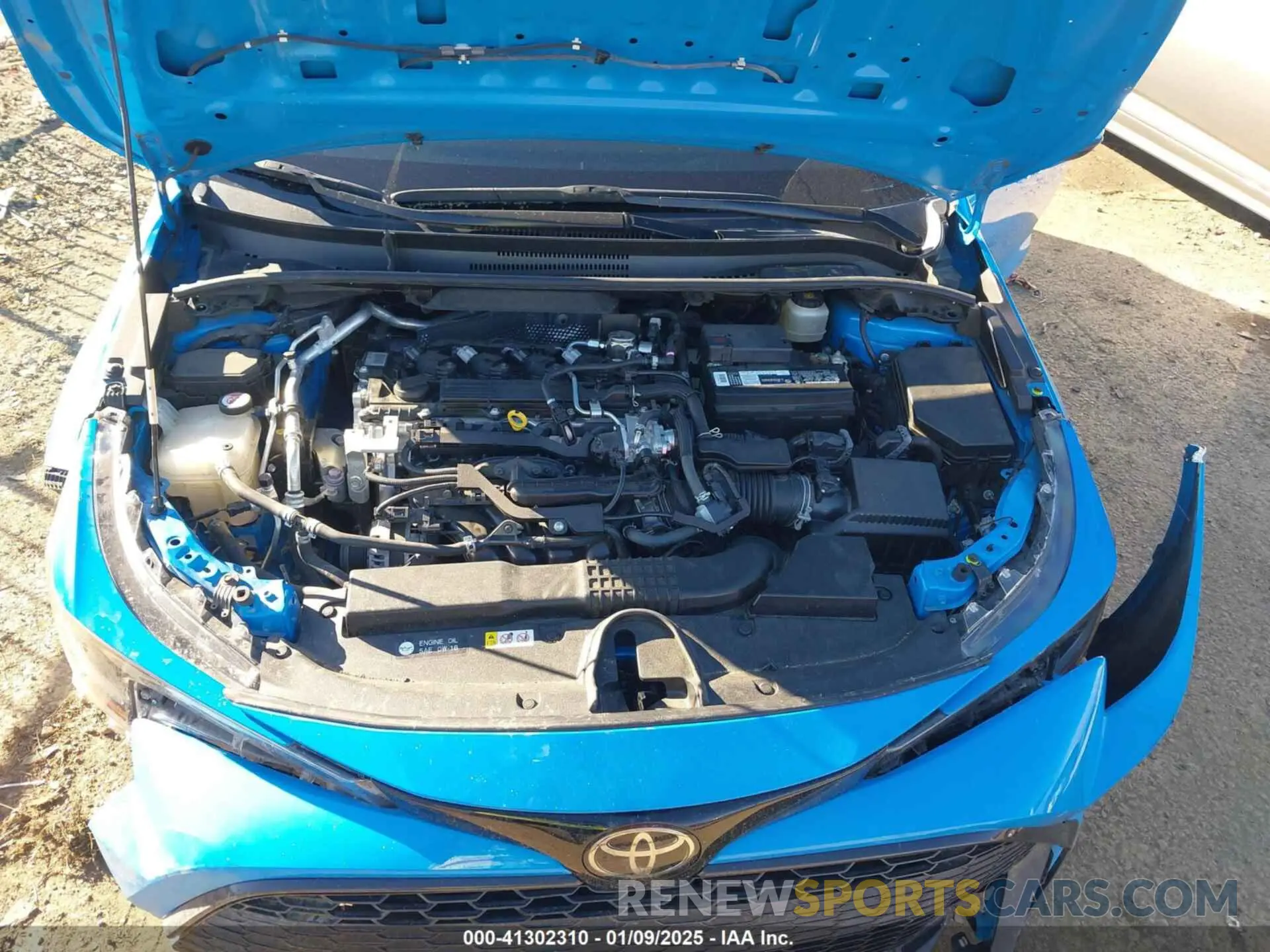 10 fotografías del automóvil dañado JTNK4RBE5K3061447 TOYOTA COROLLA 2019