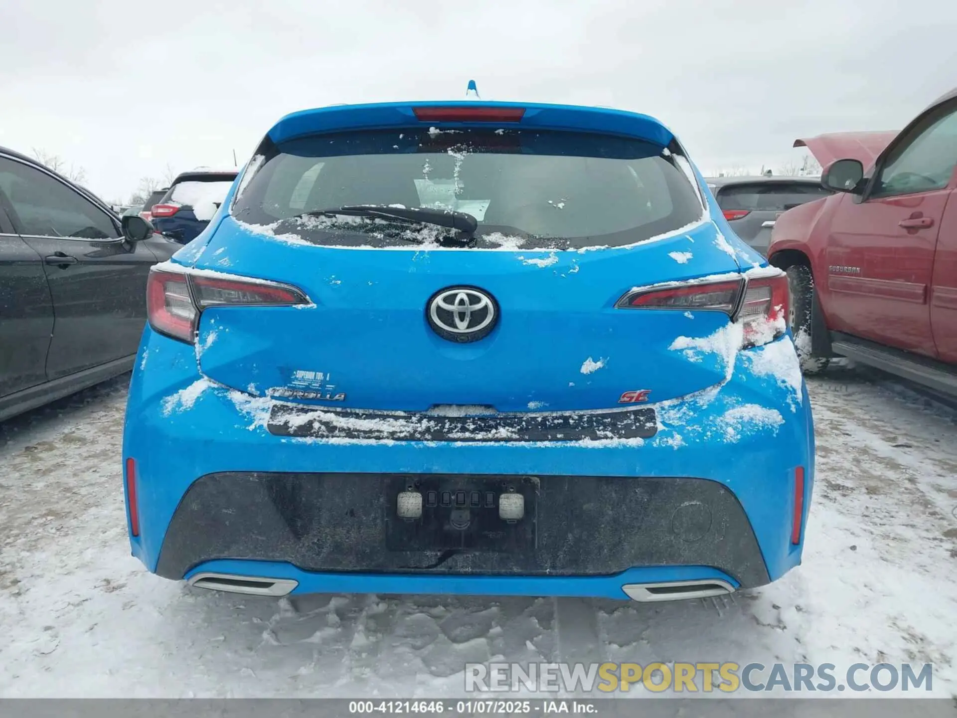 17 fotografías del automóvil dañado JTNK4RBE5K3066986 TOYOTA COROLLA 2019