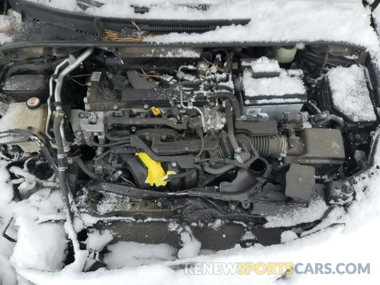 11 fotografías del automóvil dañado JTNK4RBE6K3010510 TOYOTA COROLLA 2019