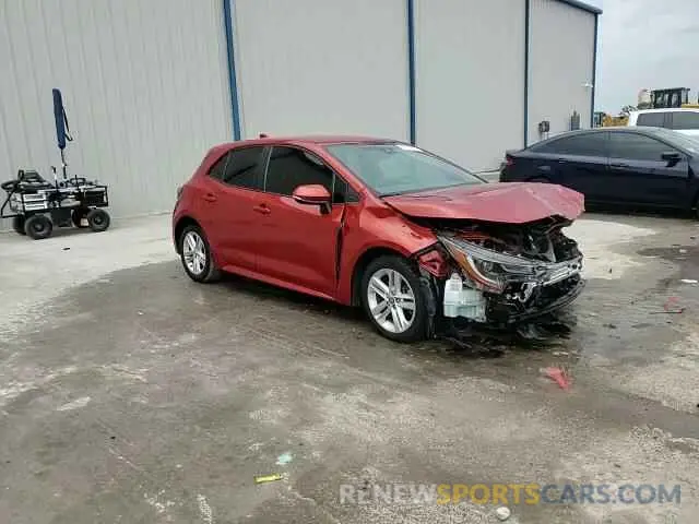 14 fotografías del automóvil dañado JTNK4RBE6K3011690 TOYOTA COROLLA 2019